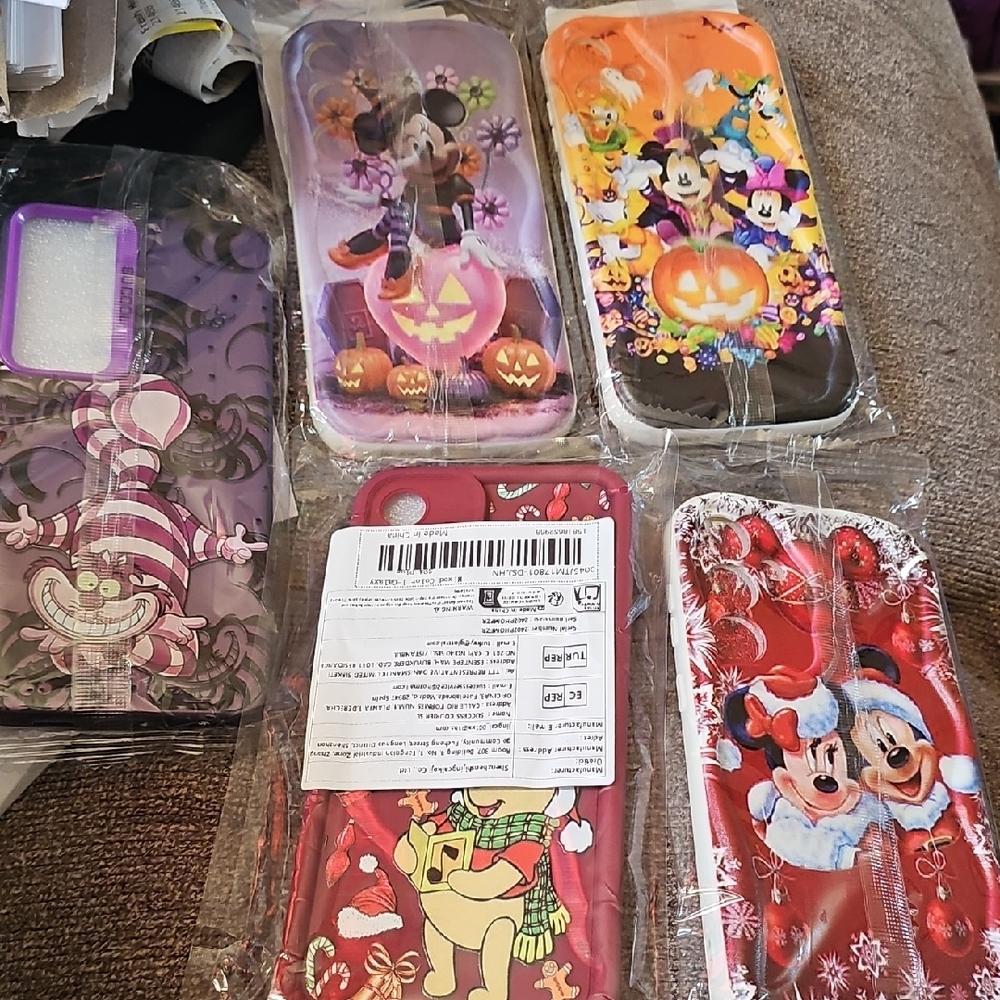 Samsung 24plus Disney Holidaay Phone Cases - Purple, Orange, Red